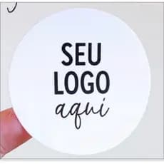 120 Etiquetas Adesivo Vinil Personalizado Com Sua Logo | Adesivo Vinil 4x4 | Prova d'àgua | Recorte eletrônico