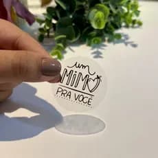 Kit 120 Adesivos Etiqueta Um Mimo Para Você | Adesivo Embalagem Cliente