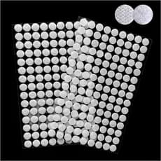 99 Pares Pontos De Velcro Fecho de Contato Autoadesivo Redondo Preto Branco 1cm