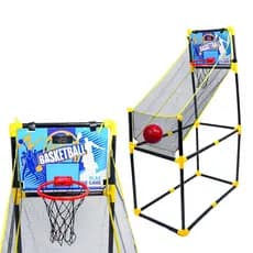 Brinquedo Esportivo Infantil Basquete Eletrônico com Placar Bola e Retorno Automático