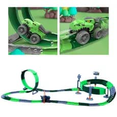Pista de Carro Dinossauro Gigante Divertida 2 em 1 Brinquedo Jurástico
