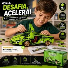 MSP Kids Plocos de Montar com 451 Peças Com Realista Abertura de Portas Infantil