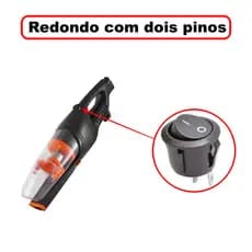 Botão Liga Desliga Aspirador de Pó Ciclone Force - Com símbolo liga/desliga - Novo com Garantia