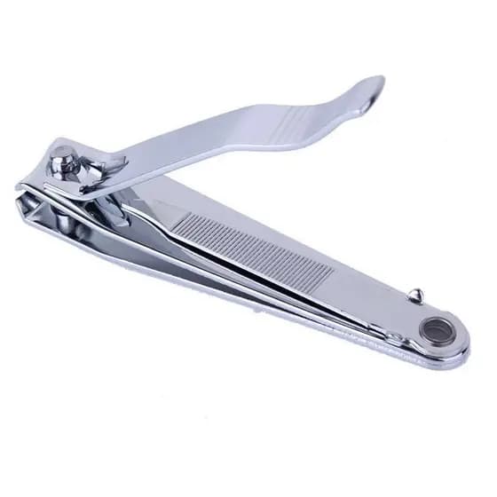 CORTADOR DE UNHA GRANDE com lixa Aço inox manicure pedicure