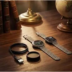 Cabo Carregador Magnético Preto Usb Para Smartwatch Stratos 2 Amazfit Bip 6 Active 2 Smartwatch