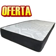 Colchão Espuma D33 Solteiro 88x188x17cm Tecido Respirável Cor Cinza Durável Ortopédico Antiácaro.