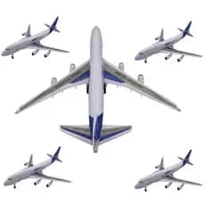 Avião  de brinquedo Airbus Boeing De Plastico Para Crianças Com Luz E Som