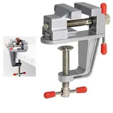 Mini Torno Morsa Profissional De Mesa Bancada em metal