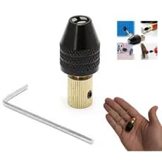 NOVO Kit de MINI Mandril de Aperto Rápido P/ Micro Retífica e Micro Motor - 5041