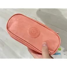 Estojo Organizador Escolar Box Nylon Tactel Espaçoso Caneta Canetinha Lápis Faculdade Grande 804