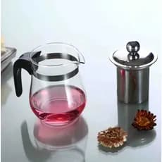 Chaleira Com Infusor De Vidro 500ml Para Chá Bule não vai diretamente ao fogo