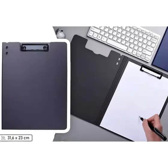 Pasta Colorida Prancheta Com Capa A4,Material de Escritorio e Função de Porta-Caneta
