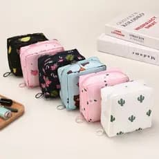 Bolsa Nécessaire Guarda Absorvente Treco Objeto Guarda Volume Viagem