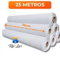 Rolo de Tecido para Pano de Prato 25 Mts Sacaria Alvejado Liso 100% Algodão