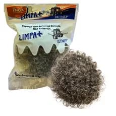 Kit 25 Esponjas Inox Limpeza Pesada 10g Bucha Longa Duração