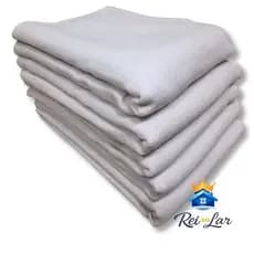 Kit Pano de chão Branco DUPLO GRANDE pano de Limpeza tipo Saco Alvejado