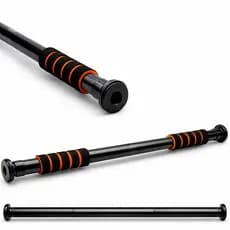 Barra Fixa Porta Exercício Crossfit Treino Musculação Barra Ajustável Porta 62cm 92cm