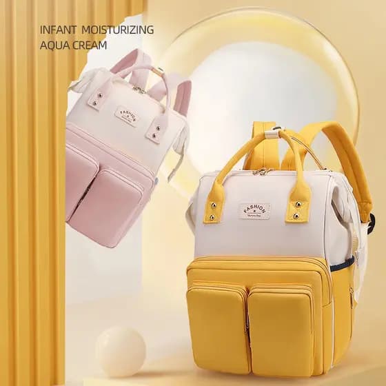 Mochila Mamãe Novo Estilo Mãe Para Bebê Grande Capacidade Agasalho Multifuncional