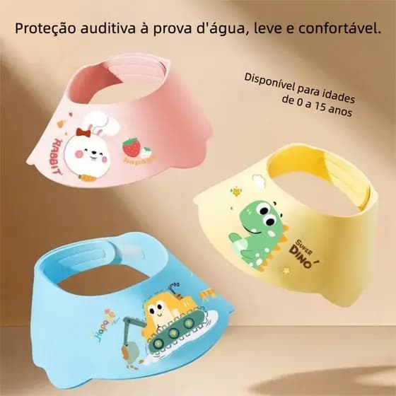 Shampoo ferramenta útil bebê crianças tampa de retenção de água Extra grande à prova dwaterproof água proteção de ouvido