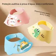 Shampoo ferramenta útil bebê crianças tampa de retenção de água Extra grande à prova dwaterproof água proteção de ouvido