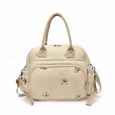 Bolsa portátil para maternidade, bolsa mensageiro de ombro para maternidade, bolsa de grande capacidade para maternidade