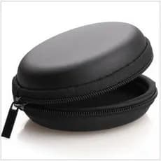 Portátil Mini Redondo Caso De Fone De Ouvido De Armazenamento Duro Para SD TF Cartões Iphone xiaomi Samsung Cabo Usb Sac