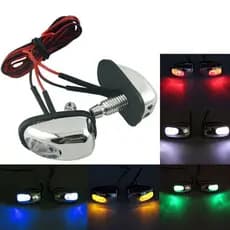 2PCS Auto LED Luz De Leds Para Pára-Brisas Bocal De Jato De Limpador De Lâmpada Limpadora Carro 1 Par