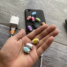 2 Pçs Protetor De Cabo USB Fone De Ouvido Fio Proteção Capa Carregador Dados Linha Manga Protetora Para Apple 11 12 XR X