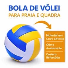 Bola De Vôlei Quadra E Praia Oficial Tamanho Profissional Alta Durabilidade e Resistencia