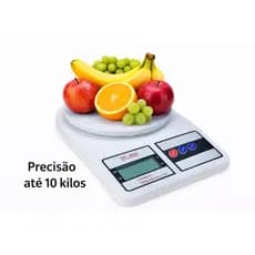 Balança Cozinha Digital Balança Digital Pesa Até 10kg Branca