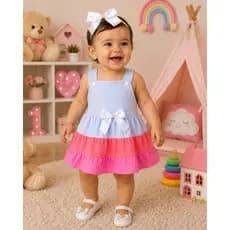 vestido infantil tamanho único veste do 2 meses 1 ano