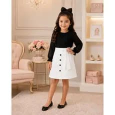 saia infantil  moda evangélica tamanho do 2 ao 12 anos entrega rápida.