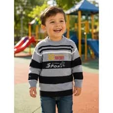 queima de estoque Suéter Infantil  Tricô  Quentinho Confortável para o frio Tamanho 8