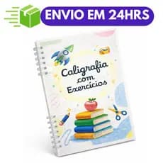 Caderno de Caligrafia Infantil 66 Atividades Letra Cursiva