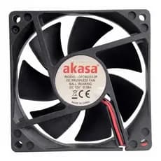 Cooler 80mm/90mm Para Gabinete 12v 4 Pinos Computador Akasa Pc Dfc802512p