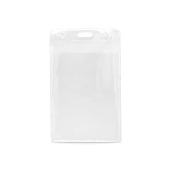 25 Bolsas Porta Crachás/Cartão em PVC Transparente 58X89mm
