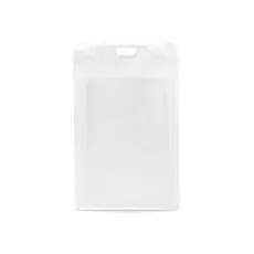 25 Bolsas Porta Crachás/Cartão em PVC Transparente 58X89mm
