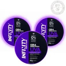 Pomada Modeladoras Uva Premium Infinity Looks Hair 80g cada - Modela, Hidrata  Perfuma Barbearia Fox