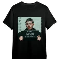 Camiseta Supernatural Dean e Sam Winchester Blusa Adulto Unissex