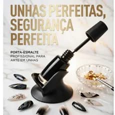Suporte Inclinado para Esmalte Manicure Profissional | Evita Desperdício