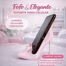Suporte Celular Salto Alto Scarpin Decoração Festas | Manicure Penteadeira
