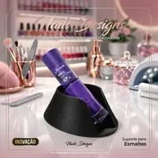 Suporte inclinado para esmalte universal | Evita borrar as unhas recém-feitas