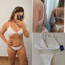 Biquíni Alcinha Básico off biquíni verão 2026 moda blogueira