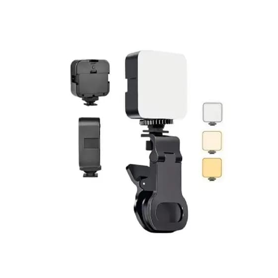 Ring Light de Celular Portátil OR-PL03 – Luz LED para Selfie, Vídeo e Maquiagem