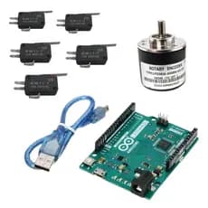 KIT VOLANTE GAMER–ENCODER 600PPR+ARDUINO LEONARDO+ 5 MICRO SWITCHS PARA H-SHIFTER