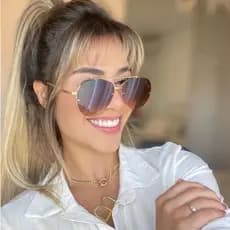 Óculos Aviador Marrom degrade blaze Unissex modelo clássico 2.0