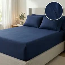 Jogo de Cama King 3 Peças 400 Fios Toque Macio Elástico Total Linha Premium