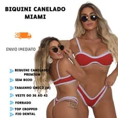 Biquini Feminino Fio Dental Moda Gringa Blogueira Calcinha Asa Delta Tendencia Bicolor Top Sem Bojo