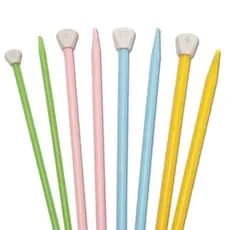 Agulha de Trico Plastico 35cm Circulo - 2 Unidades
