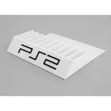 Expositor para 10 jogos/discos para seus jogos retrô de PlayStation 2 (PS2)